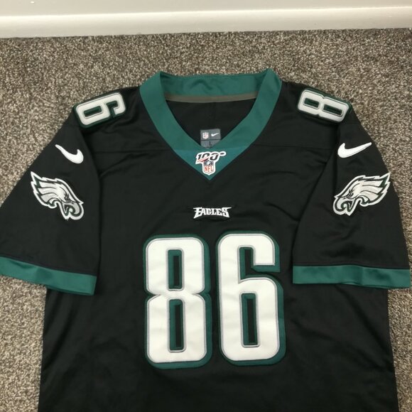 Nike Philadelphia Eagles Zach Ertz Jersey Black Mens Large - Picture 2 of 9